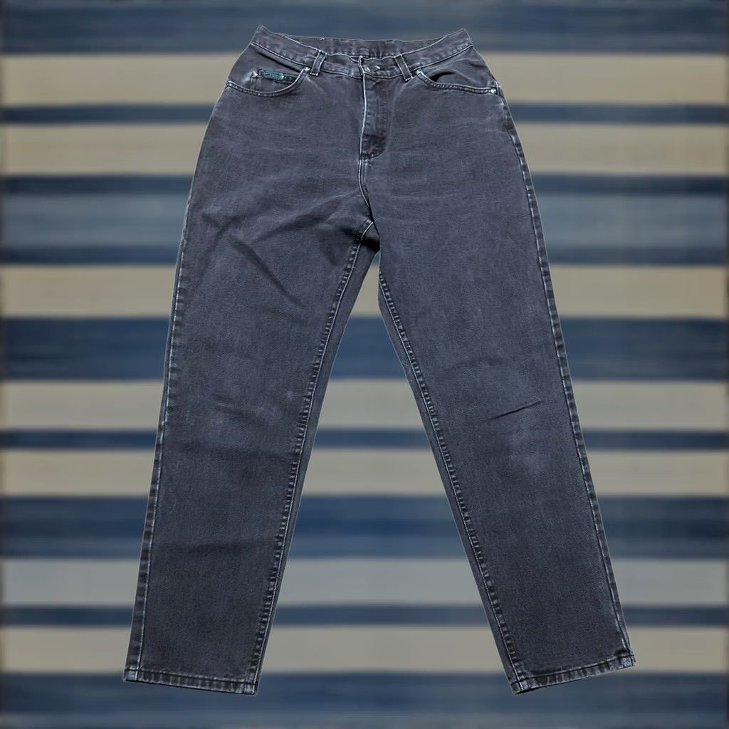 Lee VTG Lee Premium Classic USA Jeans Brown Tapered Mom Denim Cotton Women’s Sz 10 Regular Inseam 31 in Dark Wash Distressed? No. Size 32" / US 10 / IT 46 - 1 Thumbnail