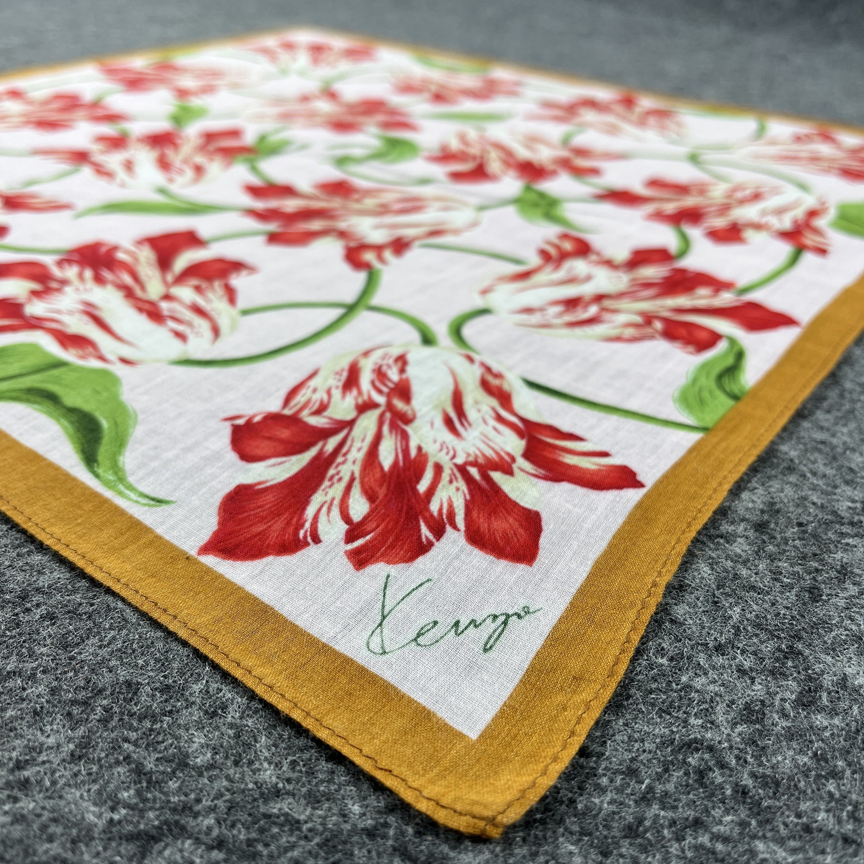 Kenzo × Vintage Kenzo Handkerchief / Bandana / Neckerchief B163 Size ONE SIZE - 5 Thumbnail