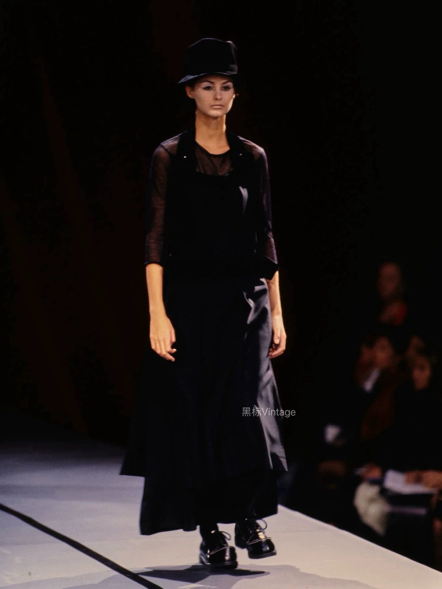 Yohji Yamamoto Yohji Yamamoto 95AW Funeral Season Pleated Suspender Dress S Size S / US 4 / IT 40 - 1 Thumbnail