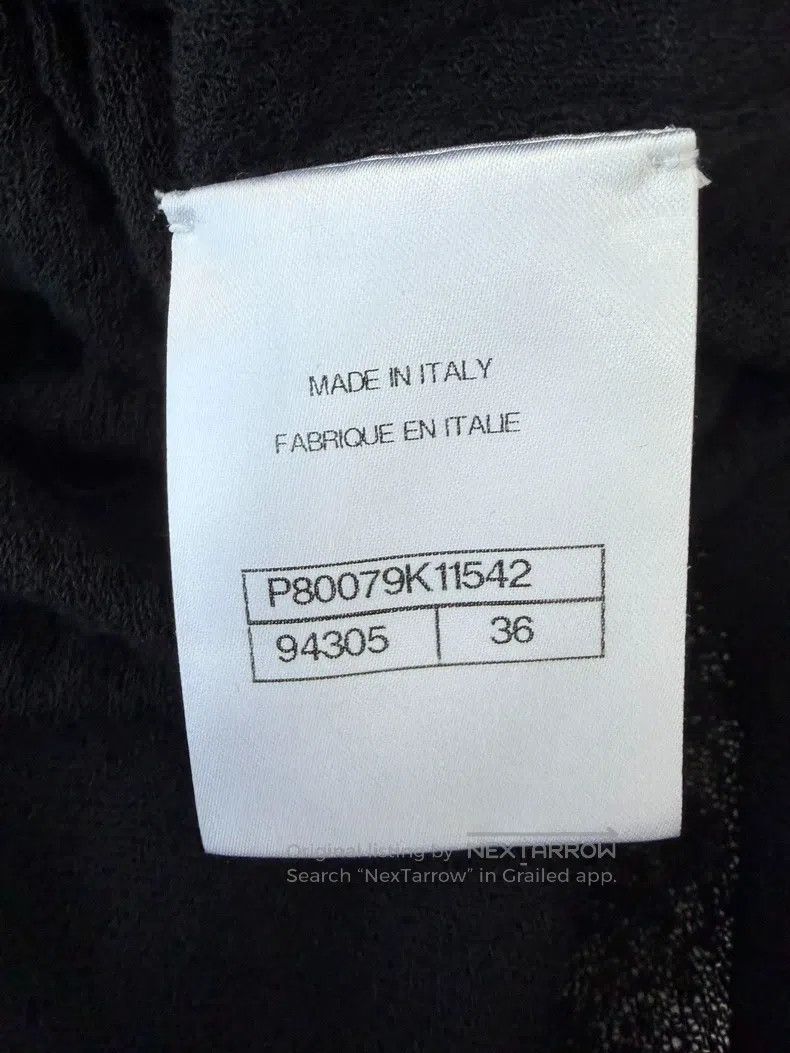Chanel Chanel Black ruffled sleeve thin cardigan coat Size XS / US 0-2 / IT 36-38 - 5 Thumbnail