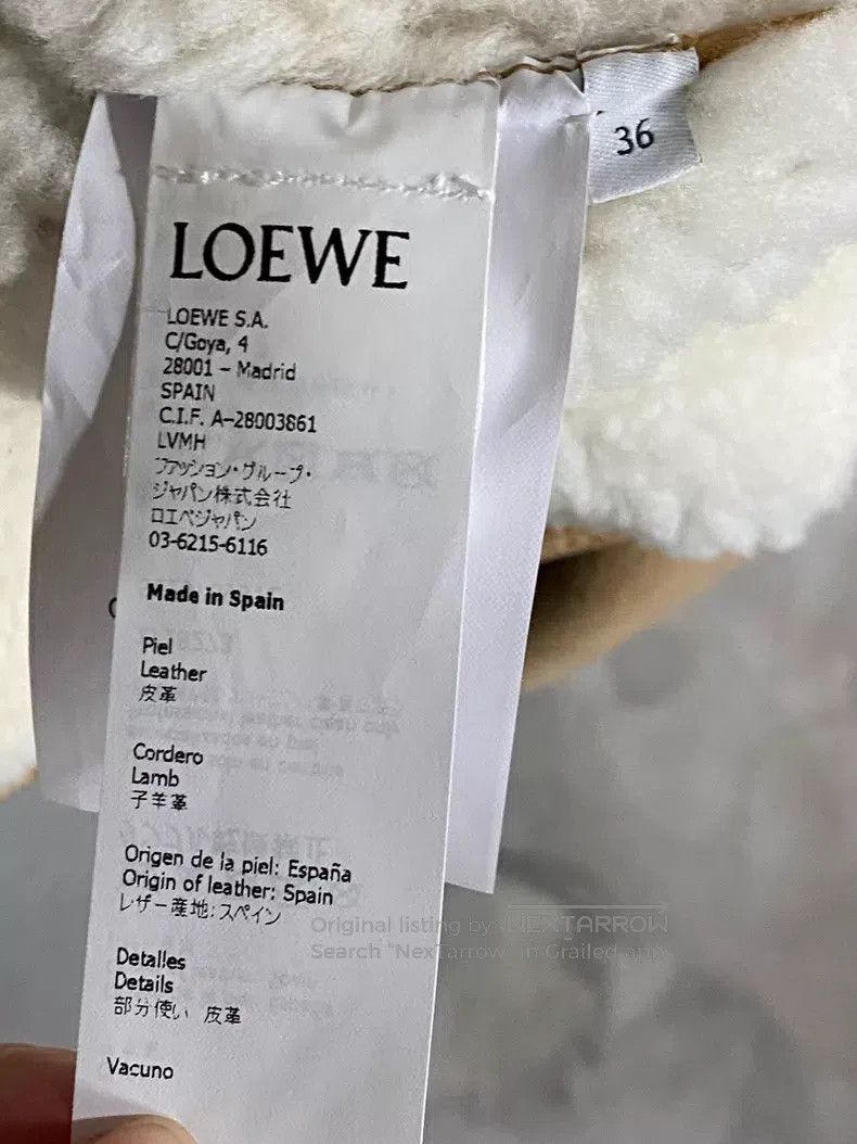 Loewe Loewe Leather and Fleece Jacket Size XS / US 0-2 / IT 36-38 - 6 Thumbnail