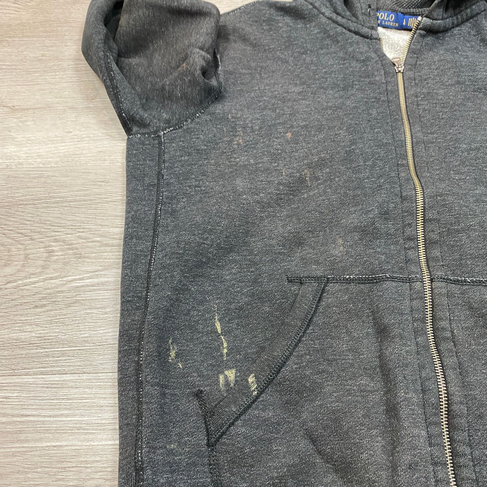 Polo Ralph Lauren Polo Ralph Lauren Full Zip Waffle Thermal Hood Hoodie Mens L Size US L / EU 52-54 / 3 - 10 Thumbnail
