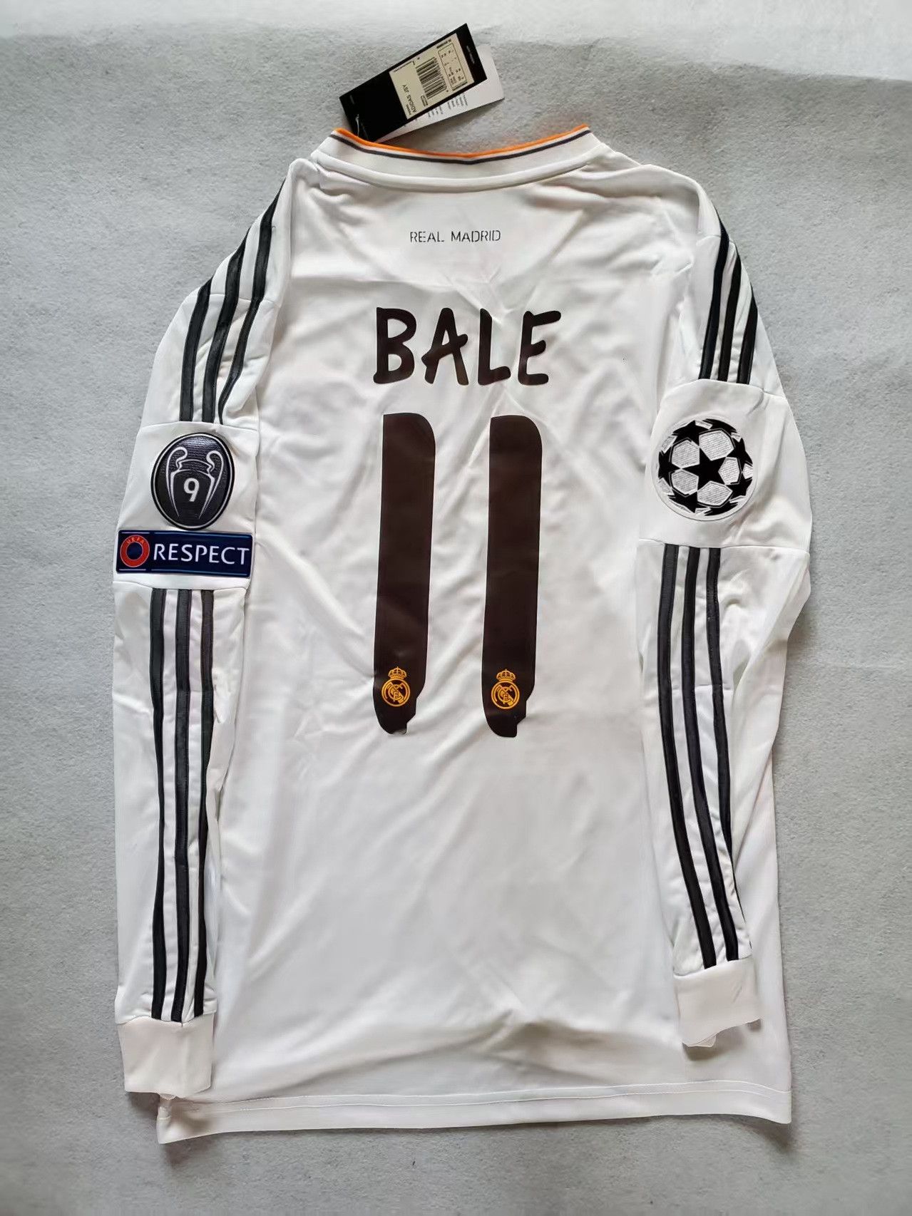 2013 14 Real Madrid #11 Gareth Bale Jersey Longsleeve