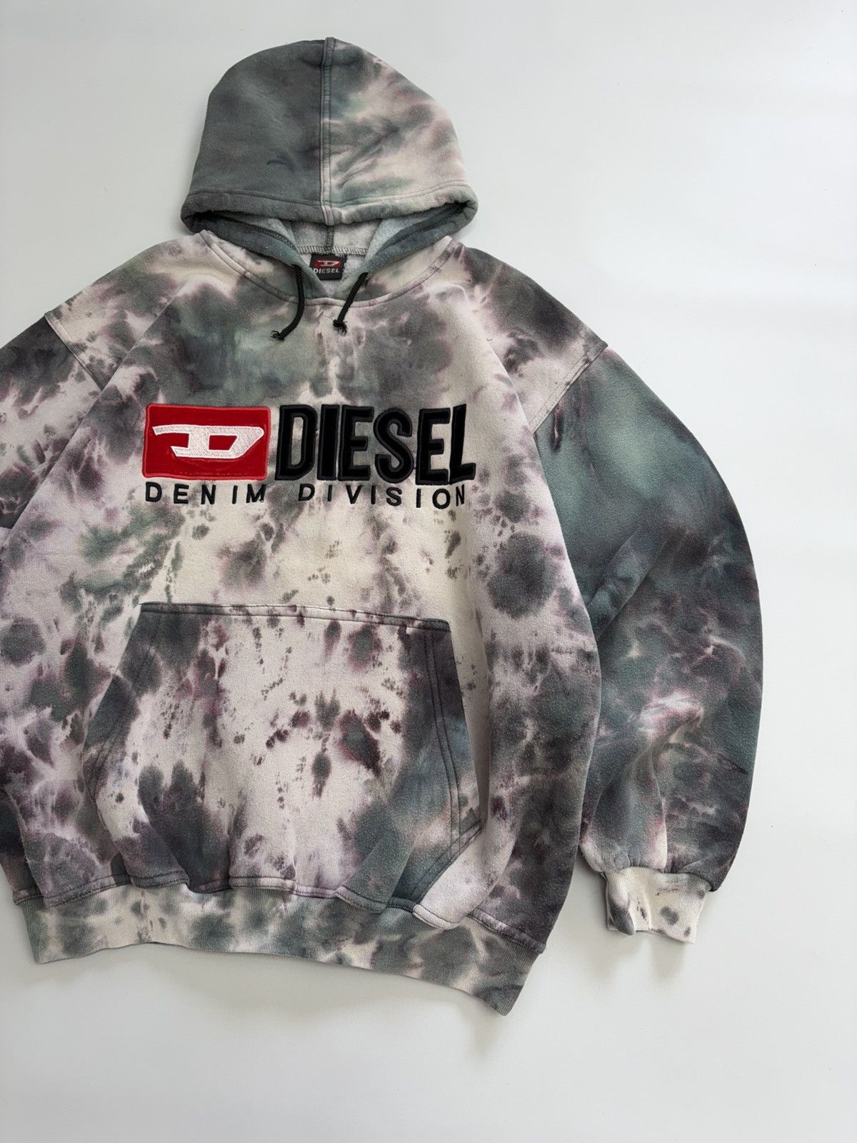 Diesel Diesel Denim Division Tie Dye Hoodie Y2K Archive Streetwear Size US L / EU 52-54 / 3 - 6 Thumbnail