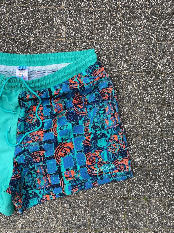 Adidas × Vintage 2in1 Adidas 90s vintage abstract sweatpants + shorts L/XL Size US 36 / EU 52 - 6 Thumbnail