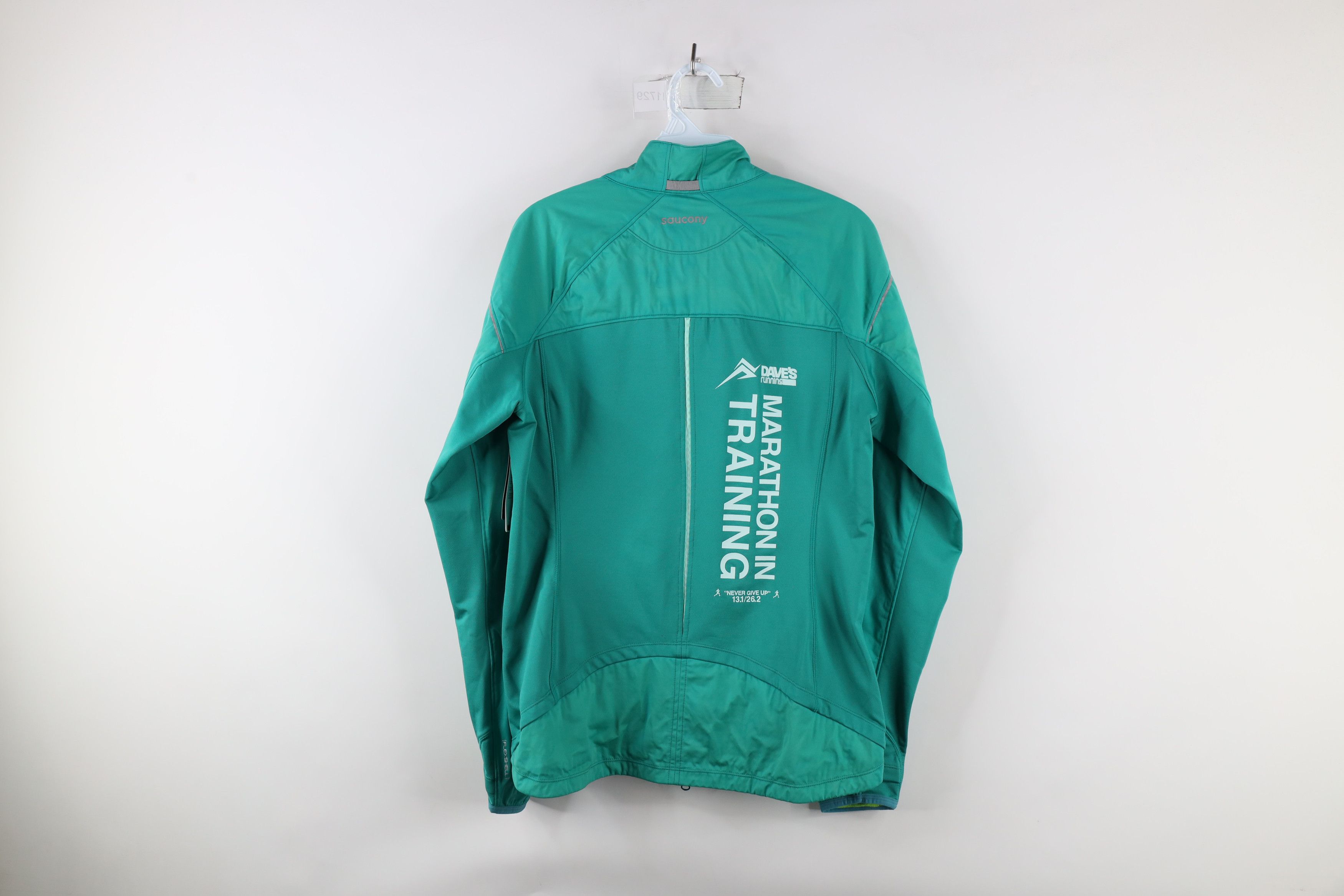 Saucony × Vintage New Saucony Out Run Shield Full Zip Running Nomad Jacket Size L / US 10 / IT 46 - 15 Thumbnail