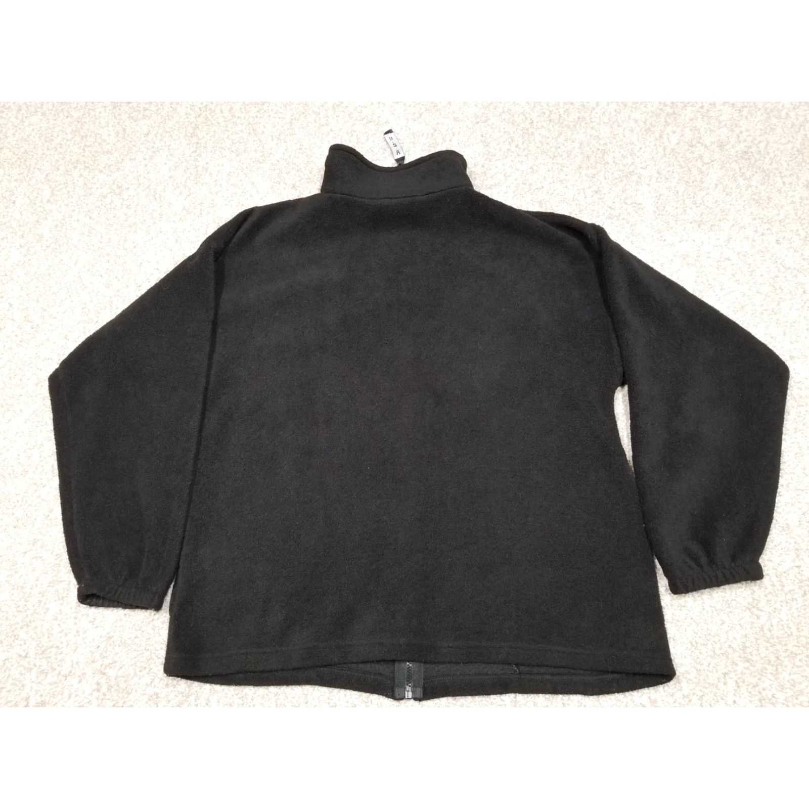 Vintage VINTAGE Olympic USA Fleece Jacket Mens Large Black Polyester Full Zip Casual USA Size US L / EU 52-54 / 3 - 6 Thumbnail