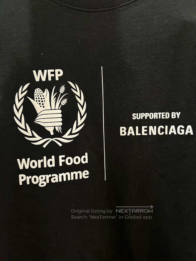 Balenciaga Balenciaga Wheat logo black short-sleeve T-shirt Size US S / EU 44-46 / 1 - 4 Thumbnail