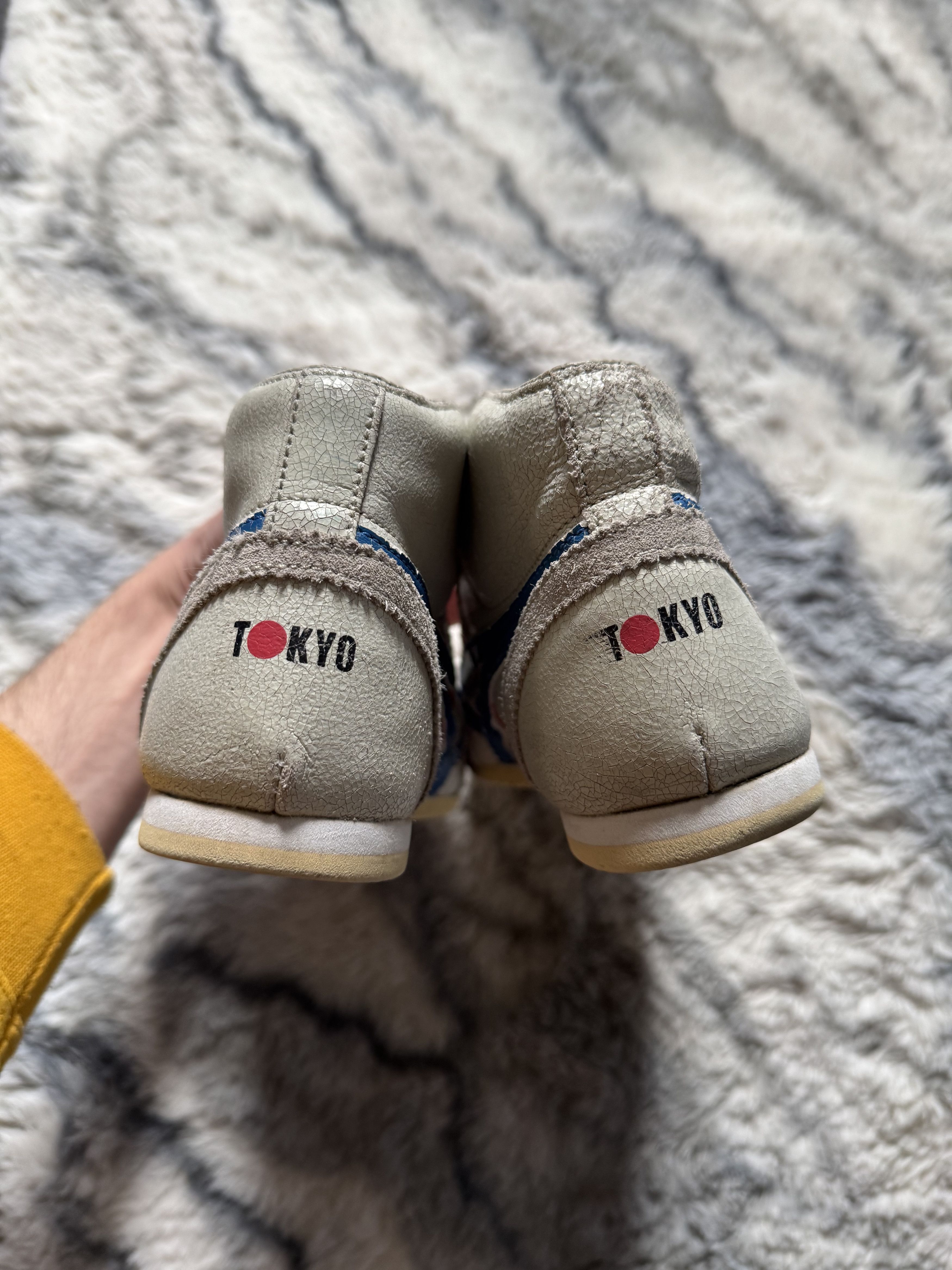 Vintage Asics Onitsuka Tiger Hi-Top Sneaker Mexico Rare Y2K