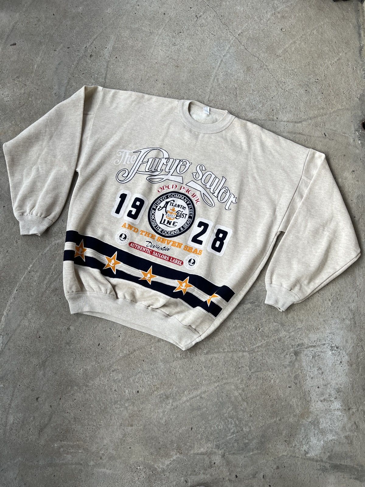 Vintage Vintage The Furyo Sailor Sweatshirt Size US XL / EU 56 / 4 - 1 Thumbnail