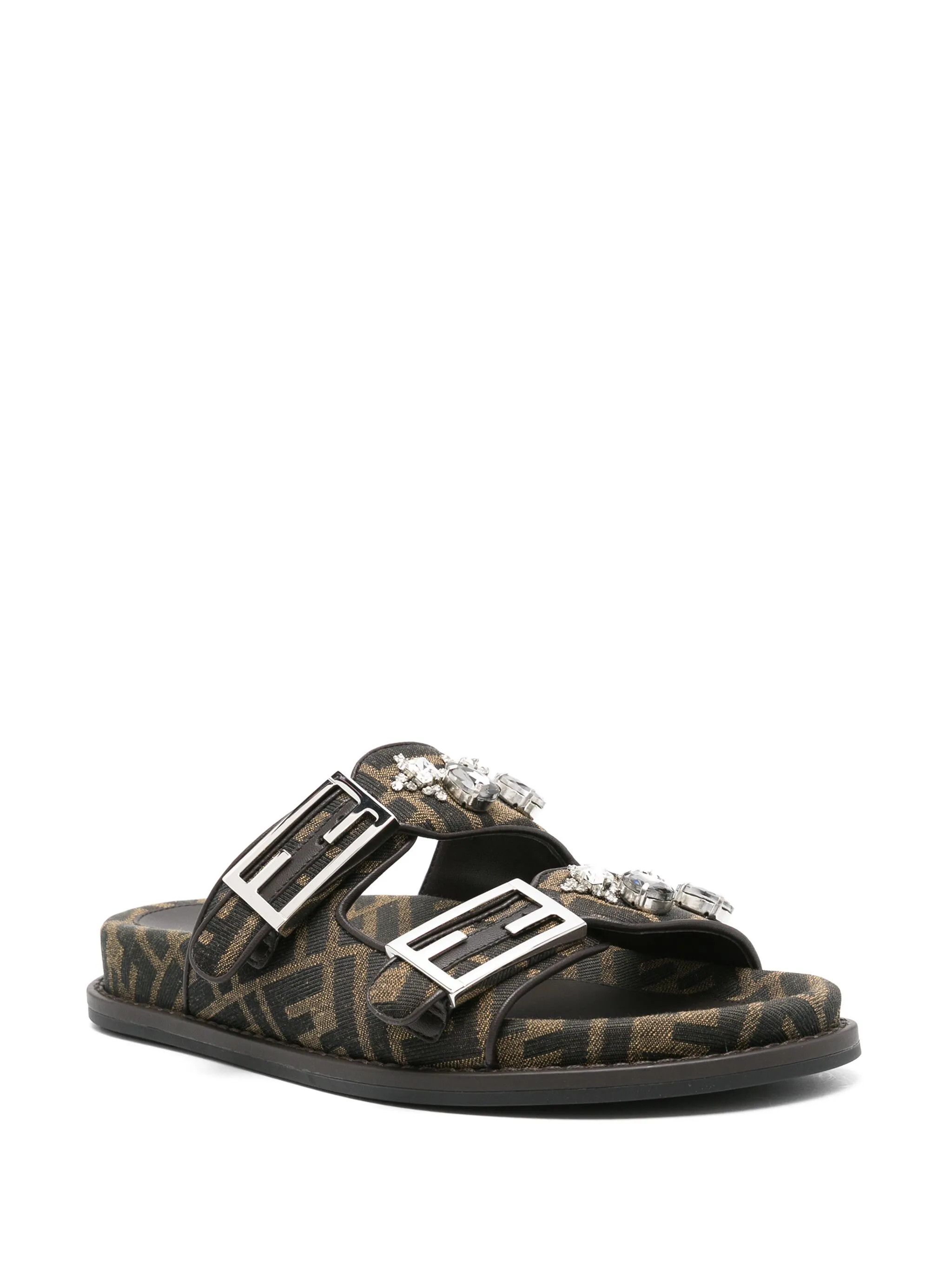 Fendi o1s1wg110425 Slides in Black Size US 6 / IT 36 - 1 Thumbnail
