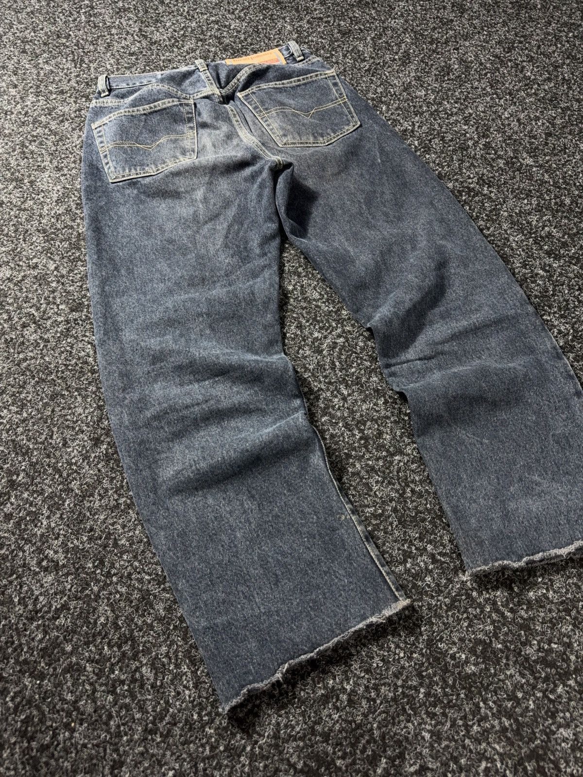 Diesel 00s Retro Diesel Industry Punk Opium Luxury Denim Jeans Y2K Size US 28 / EU 44 - 12 Thumbnail