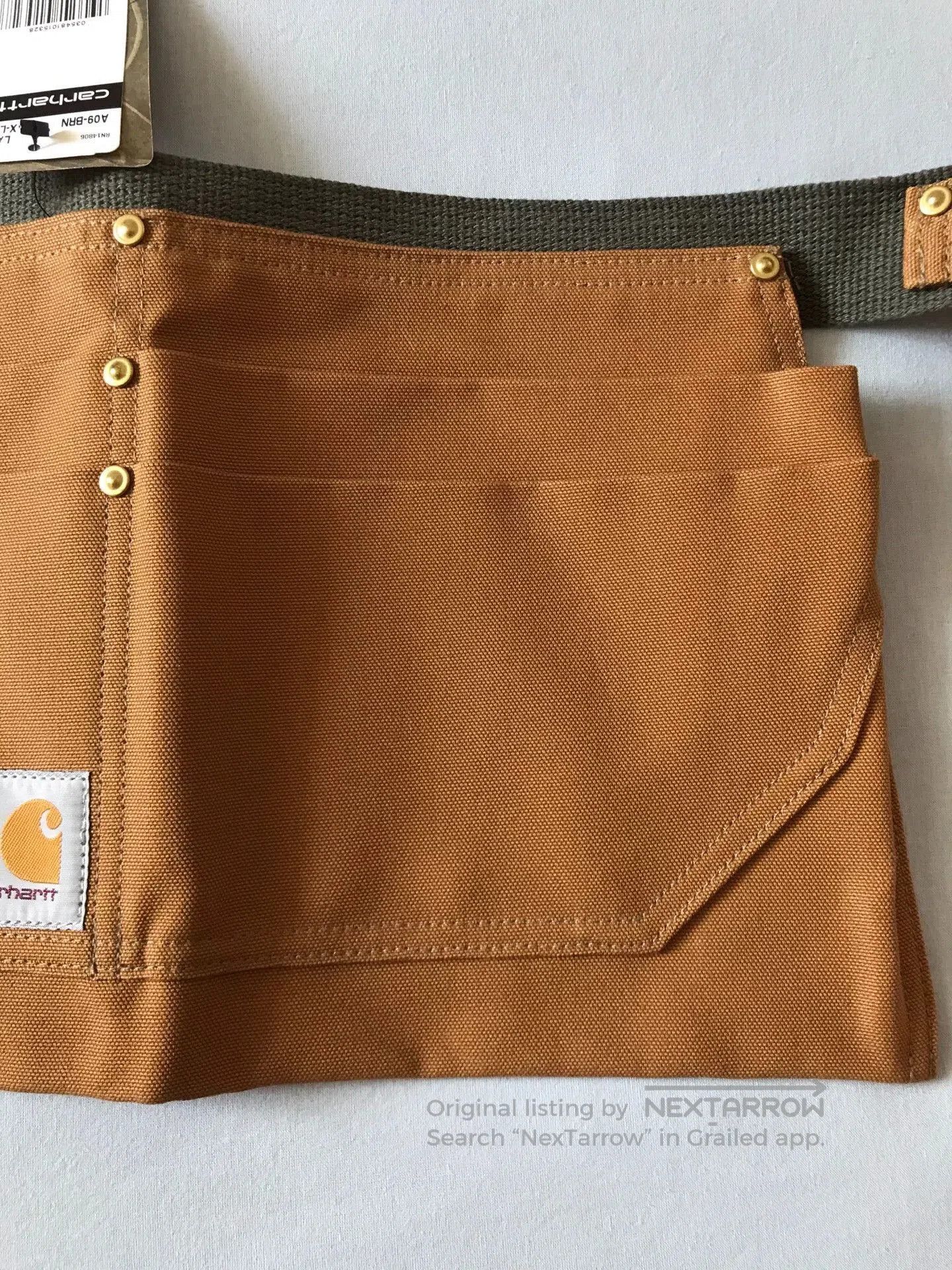 Carhartt Carhartt A09 BRN Apron Tool Bag. Size ONE SIZE - 4 Thumbnail