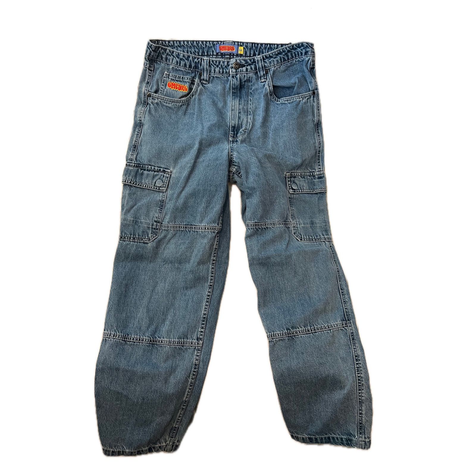 Empyre EMPYRE Men's Cargo Jeans 34x28 Skate Streetwear Size US 36 / EU 52 - 1 Thumbnail