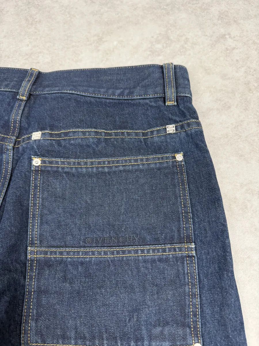 Givenchy SS2024 Givenchy 4G Cargo Denim Brut Carpenter Jeans Size US 32 / EU 48 - 6 Thumbnail