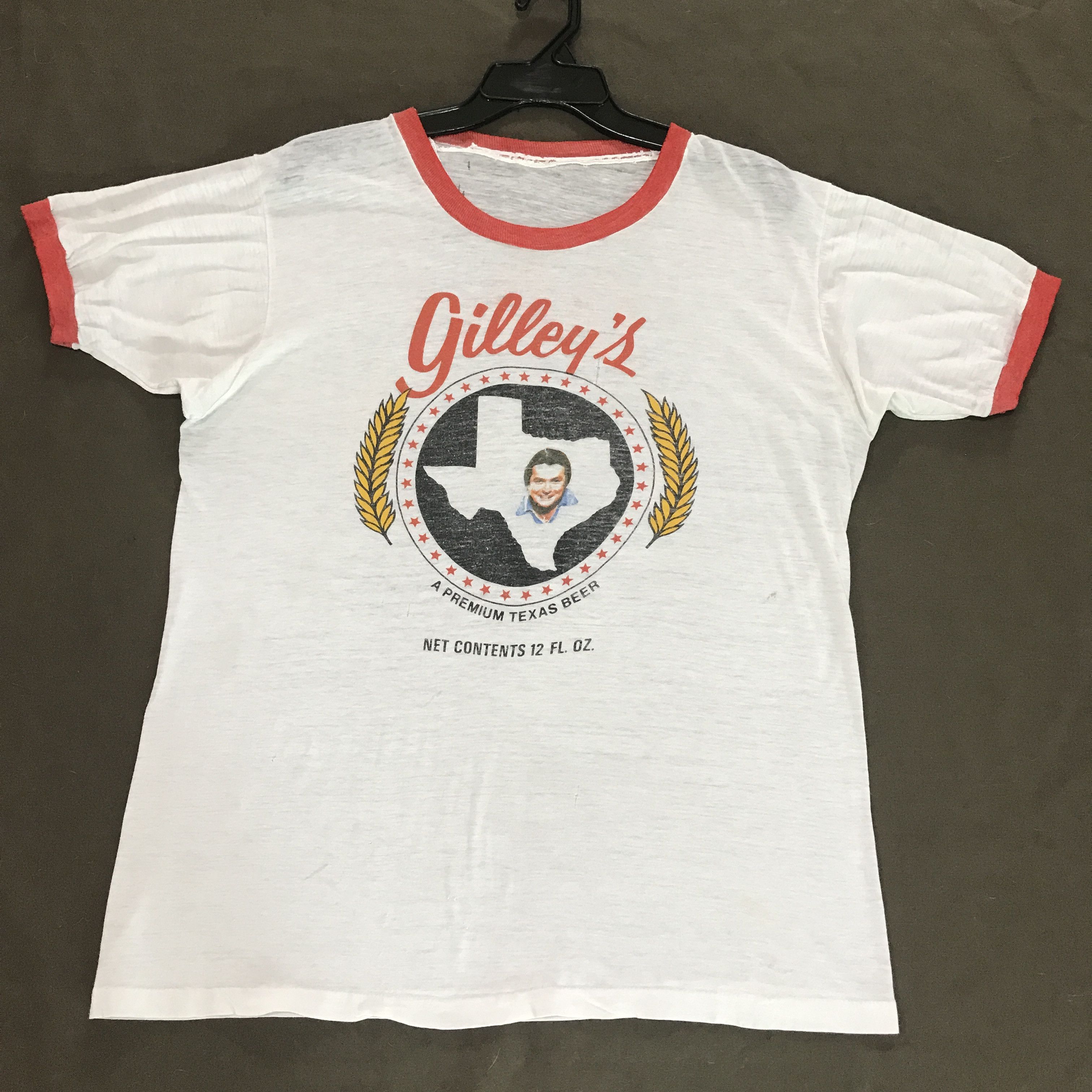 Vintage Vintage 80s 90s Mickey Gilley's Beer Tee Country music Size US L / EU 52-54 / 3 - 4 Thumbnail