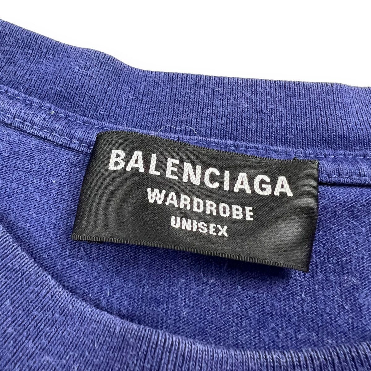 Balenciaga Balenciaga Copyright Logo Blue T Shirt Size US M / EU 48-50 / 2 - 3 Thumbnail