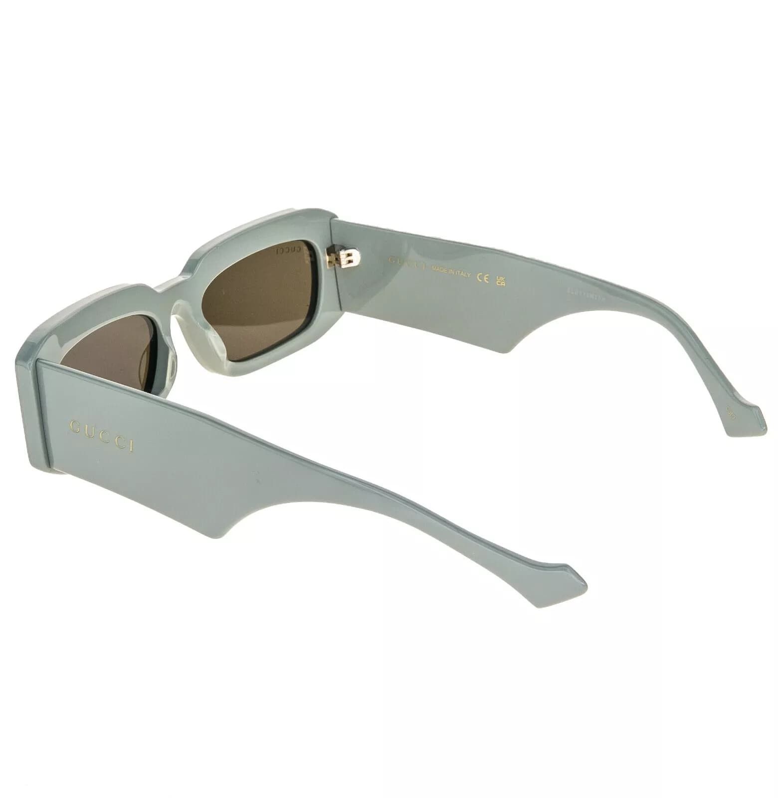 Gucci GUCCI 1426 Sage Green Narrow Slim Gg1426S Sunglasses 004 Size ONE SIZE - 6 Thumbnail