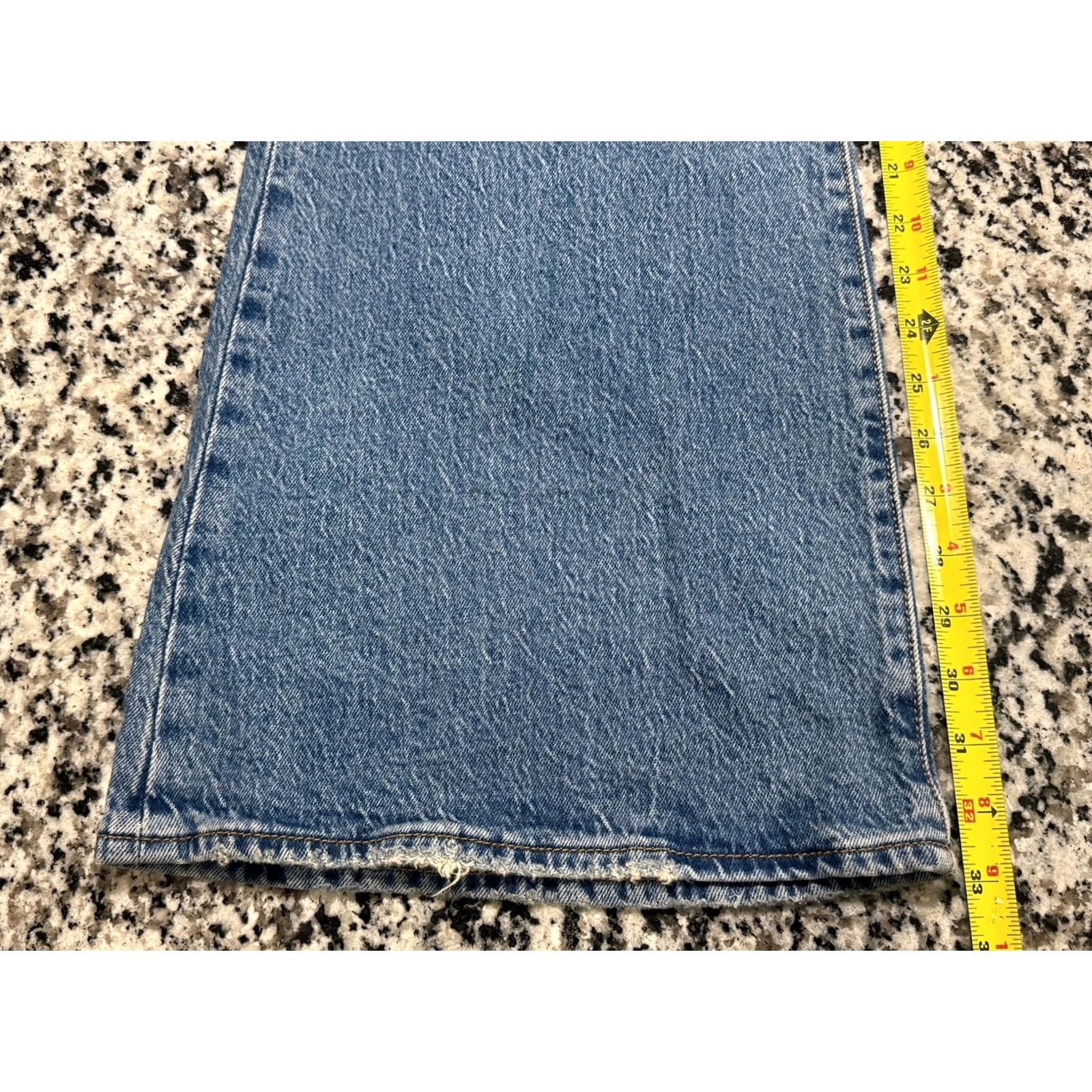 Levi's VINTAGE Levi's Premium Jeans Womens 28x33 Blue Bell High Rise Denim Stretch 5-Pocket 90s 60s USA Shirt Womens Regular Blue Jeans Size 28" / US 6 / IT 42 - 3 Thumbnail