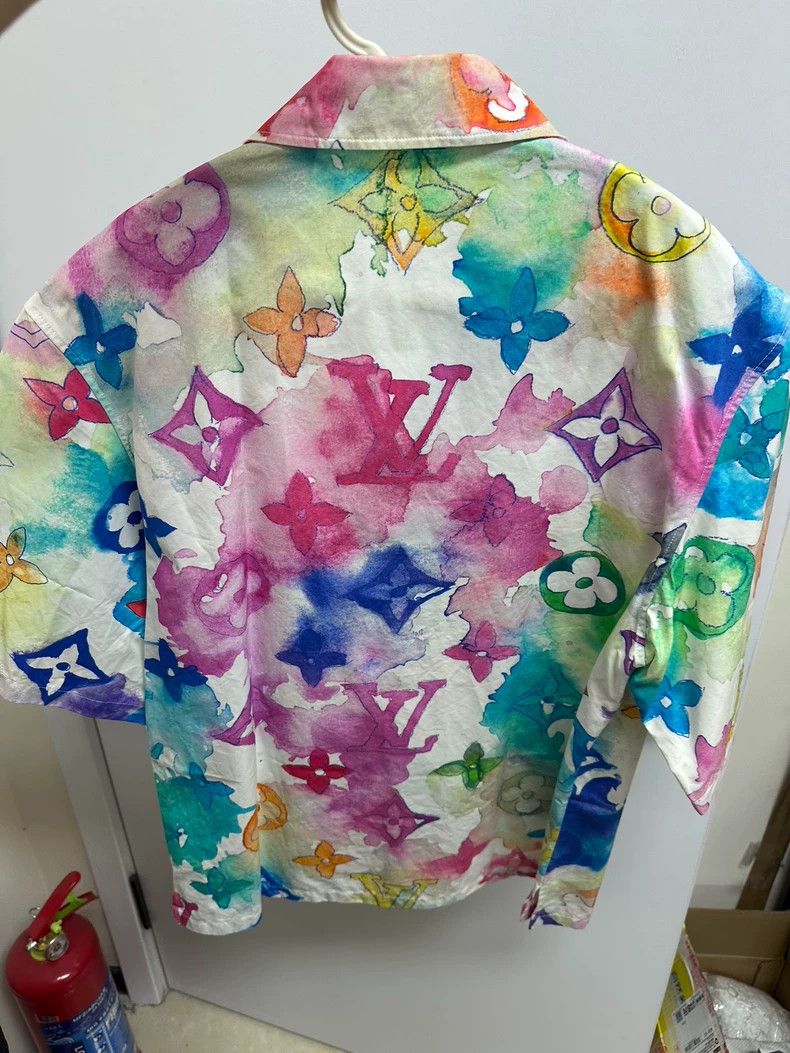 Louis Vuitton Louis Vuitton Ink Painting Series Full Print Cardigan Shor Size US XS / EU 42 / 0 - 1 Thumbnail