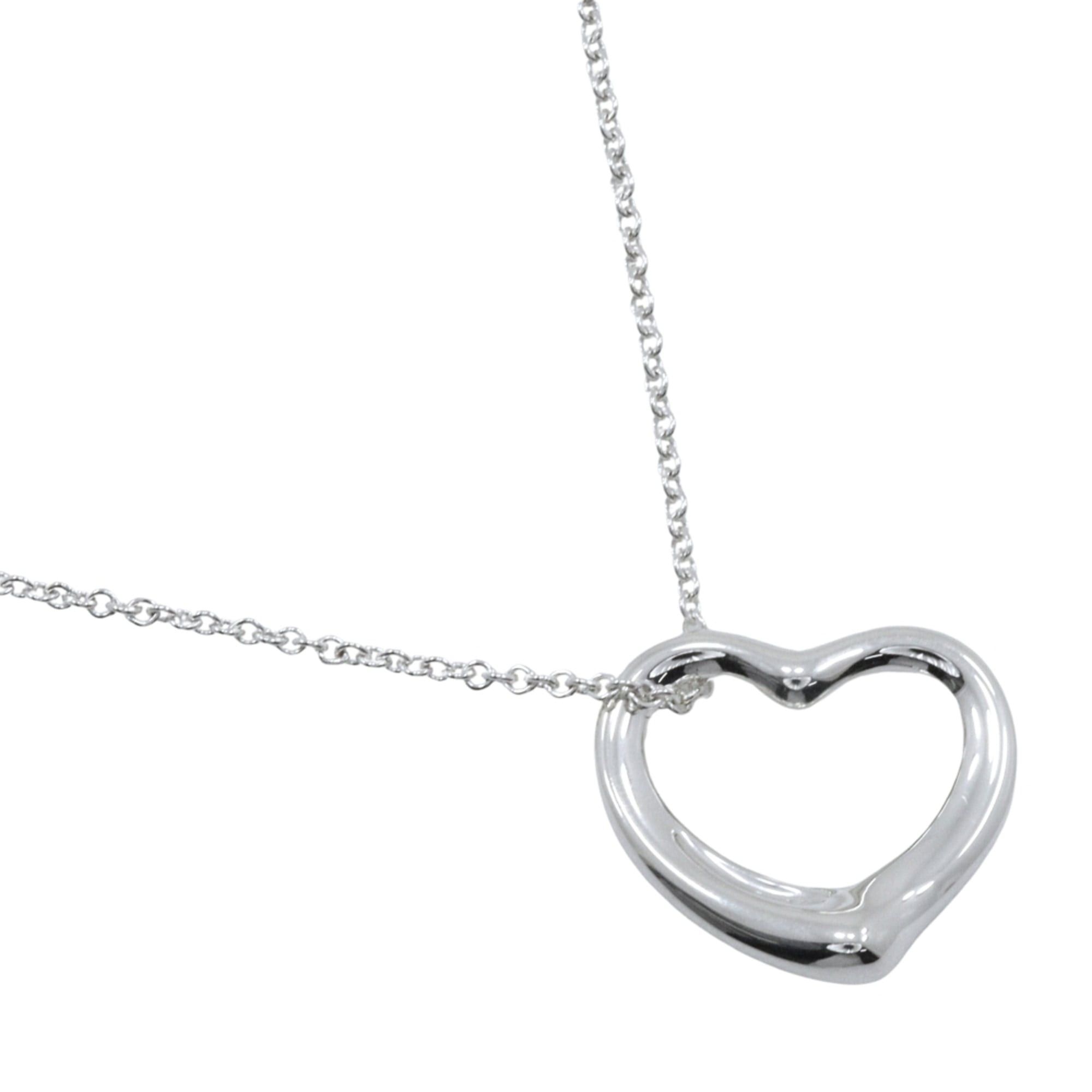 Tiffany & Co. Tiffany & Co. Open Heart Necklace, Elsa Peretti Design, Sterling Silver 925, Approx. 2g, Women's. Size ONE SIZE - 1 Thumbnail