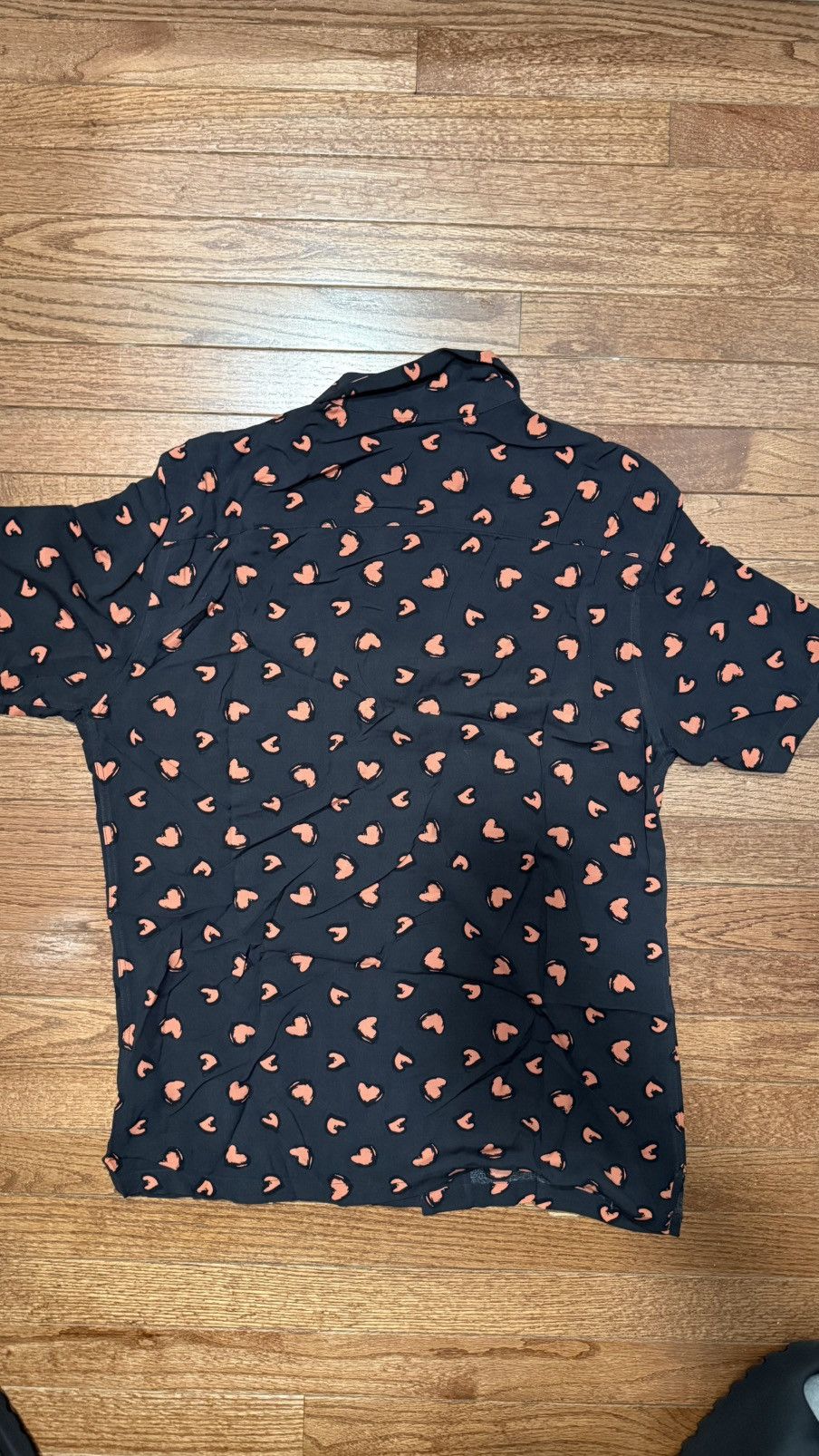 Allsaints All Saints Romanza Hearts Pattern Viscose Shirt - Medium Size US M / EU 48-50 / 2 - 4 Thumbnail