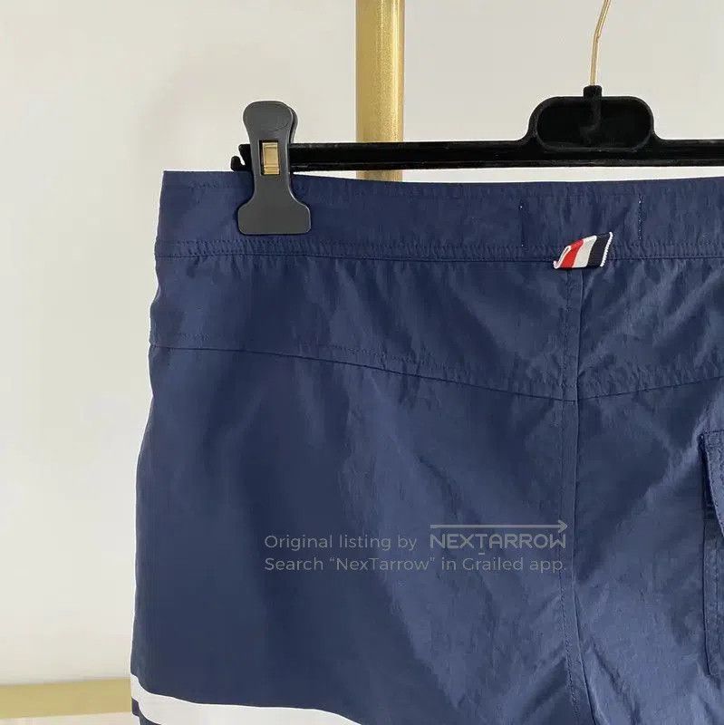 Thom Browne Thom Browne Blue Summer Cotton Shorts for Women . Size 31" - 3 Thumbnail