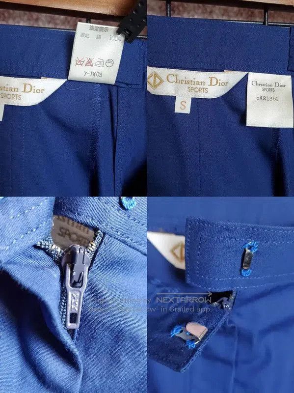 Dior Dior Summer Cotton Logo Embroidered Skirt . Size 23" - 6 Thumbnail