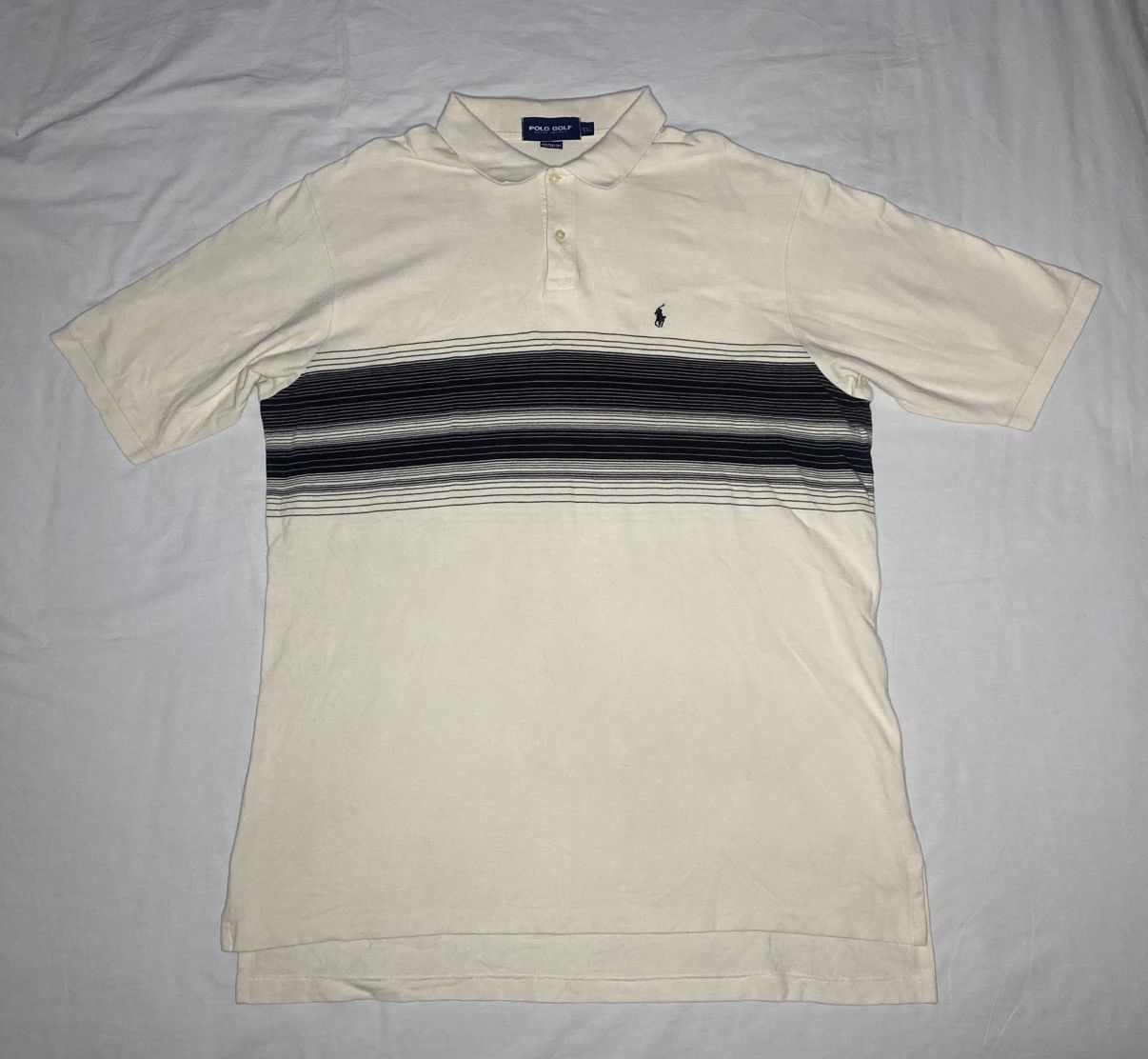 Polo Ralph Lauren Polo Golf Ralph Lauren Shirt Men’s XXL Cream & Black Striped Size US XXL / EU 58 / 5 - 2 Thumbnail