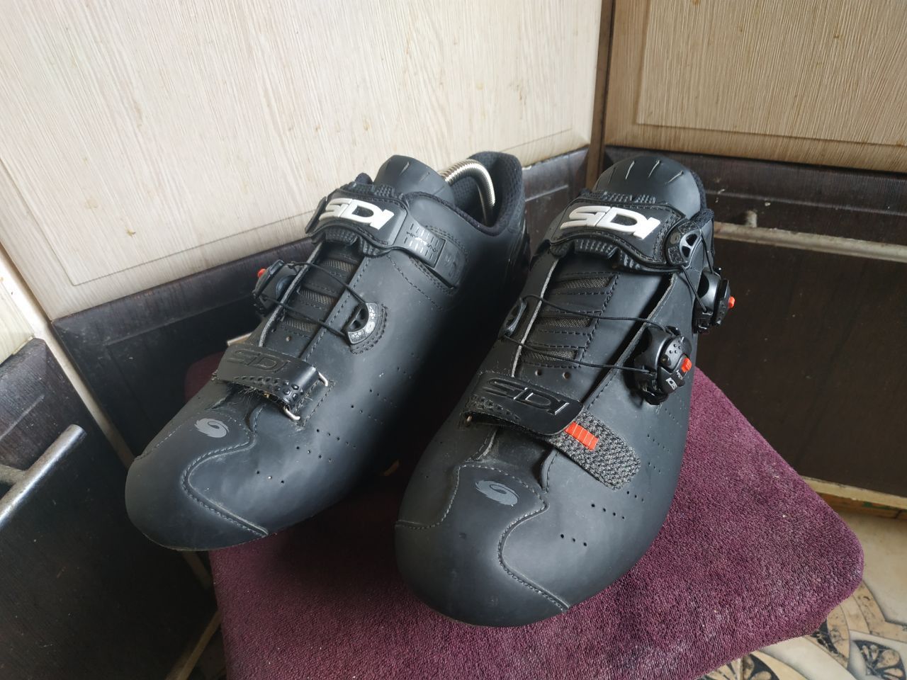 Sidi Sidi Shot Carbon Cycling Shoes Black Size 46 Fits 44/27.5cm Size US 11 / EU 44 - 20 Thumbnail