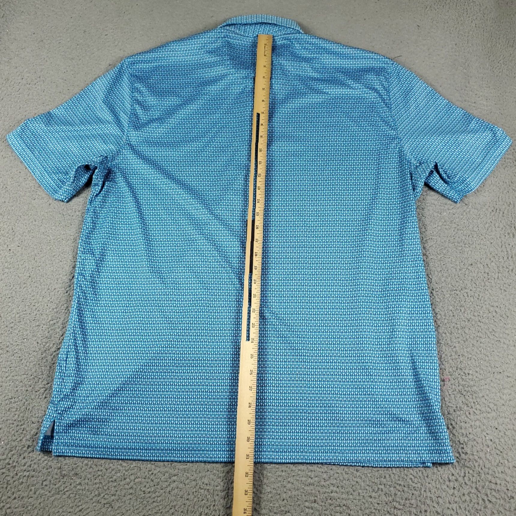 Vintage Greg Norman Polo Shirt Mens 2XL Size Regular Blue Geometric Shark Casual Short Sleeve Polo Shirt Size US XXL / EU 58 / 5 - 5 Thumbnail