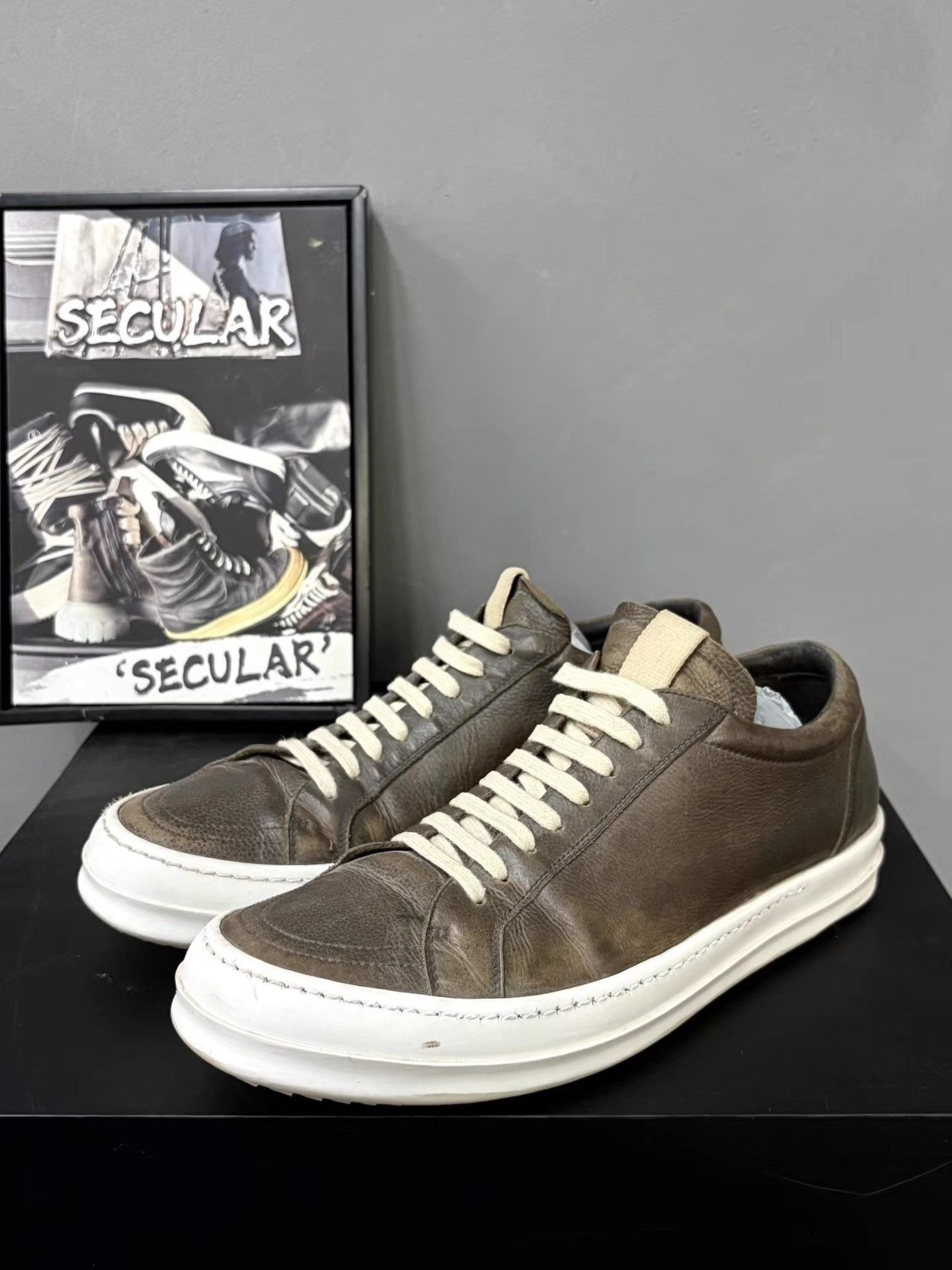 Rick Owens Rick Owens Mainline 20FW Original Jumbo Vans K34 Size US 10 / EU 43 - 1 Thumbnail