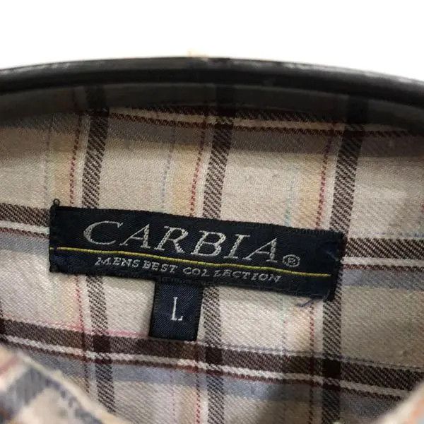 Flannel × Vintage Vintage Carbia Plaid Tartan Flannel Shirt 👕 Size US M / EU 48-50 / 2 - 3 Thumbnail