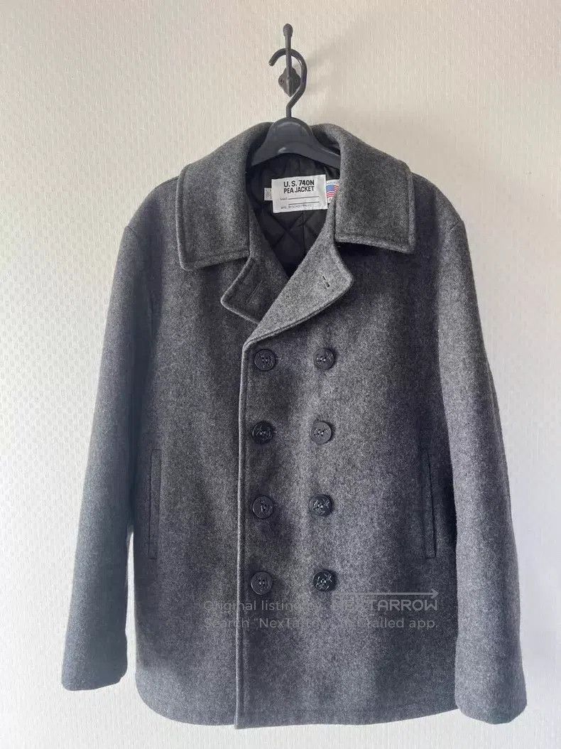 Schott Double-breasted woolen coat Size US S / EU 44-46 / 1 - 1 Thumbnail