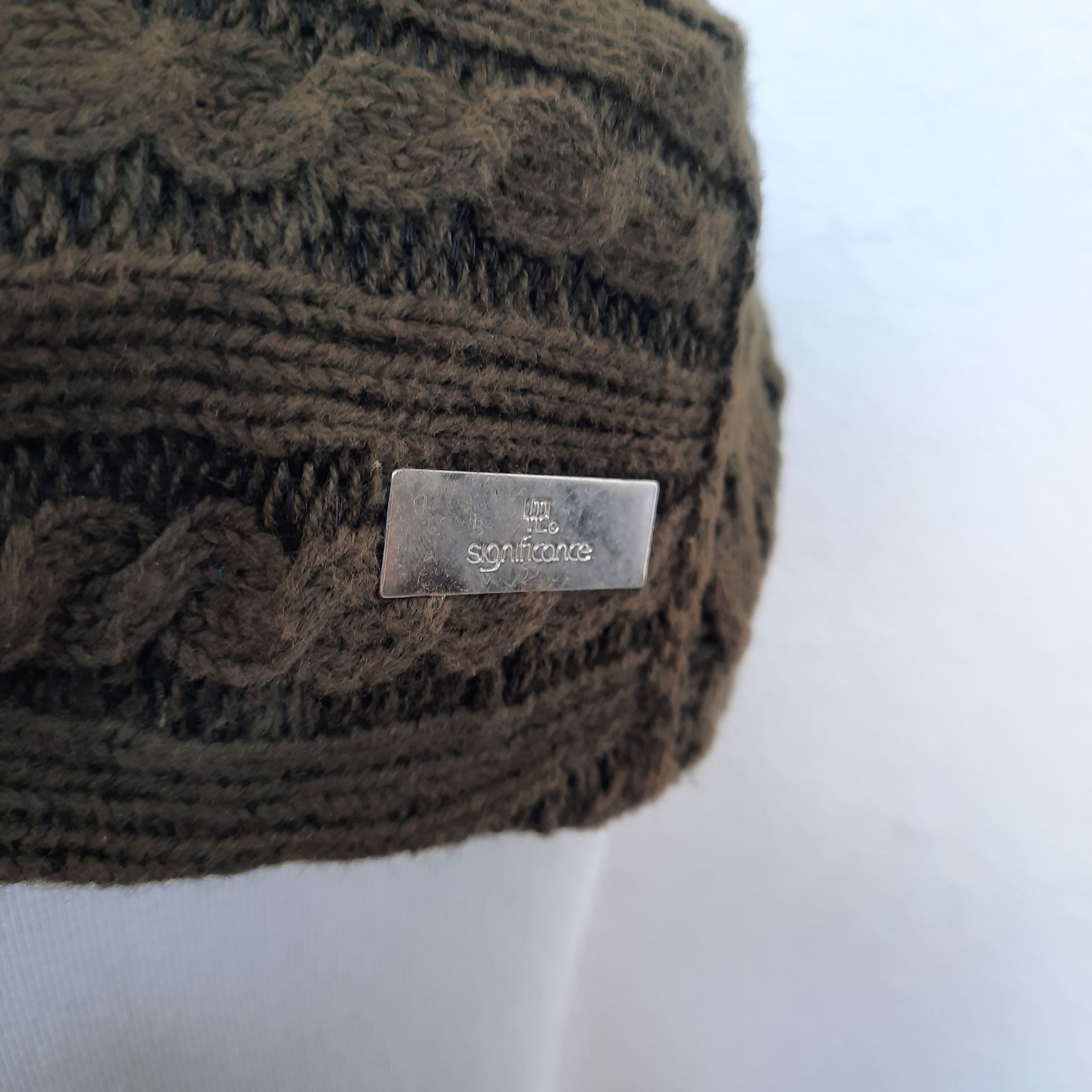 🔥Vintage signifincance green army knit beretta flat hat