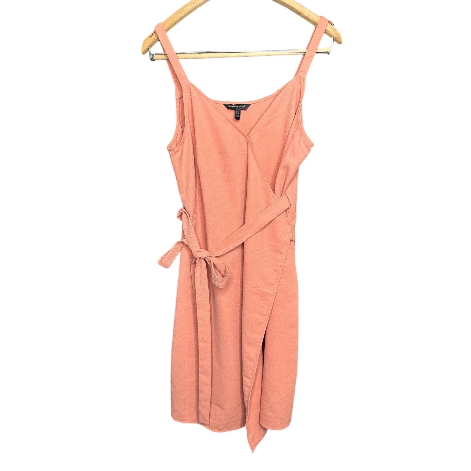 Banana Republic Banana Republic Peach Wrap Dress 12P Size XL / US 12-14 / IT 48-50 - 1 Thumbnail