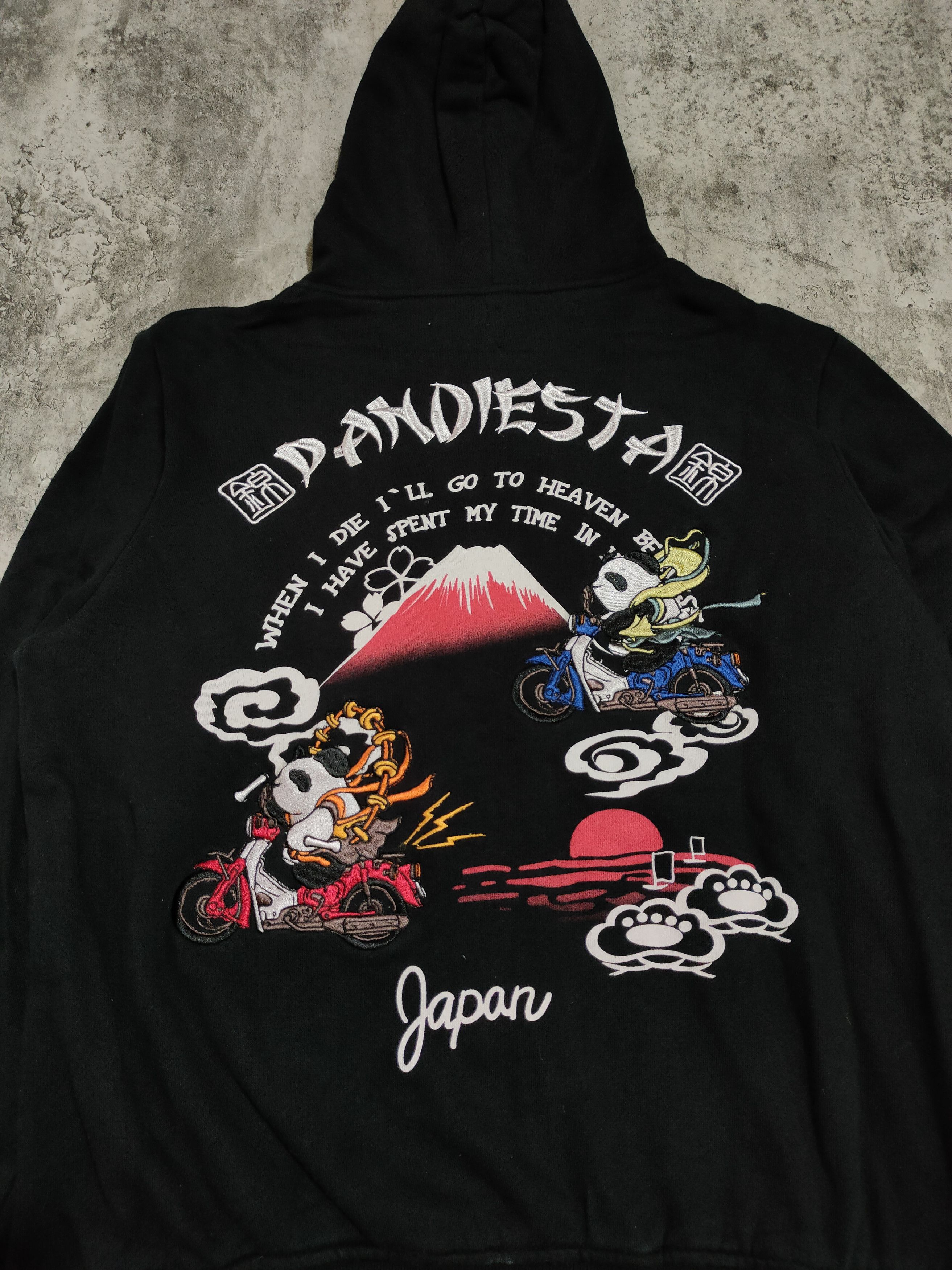 Japanese Brand × Toyo Enterprises Pandiesta X Oriental Brand Sukajan Panda Zip Hoodie Size US M / EU 48-50 / 2 - 6 Thumbnail