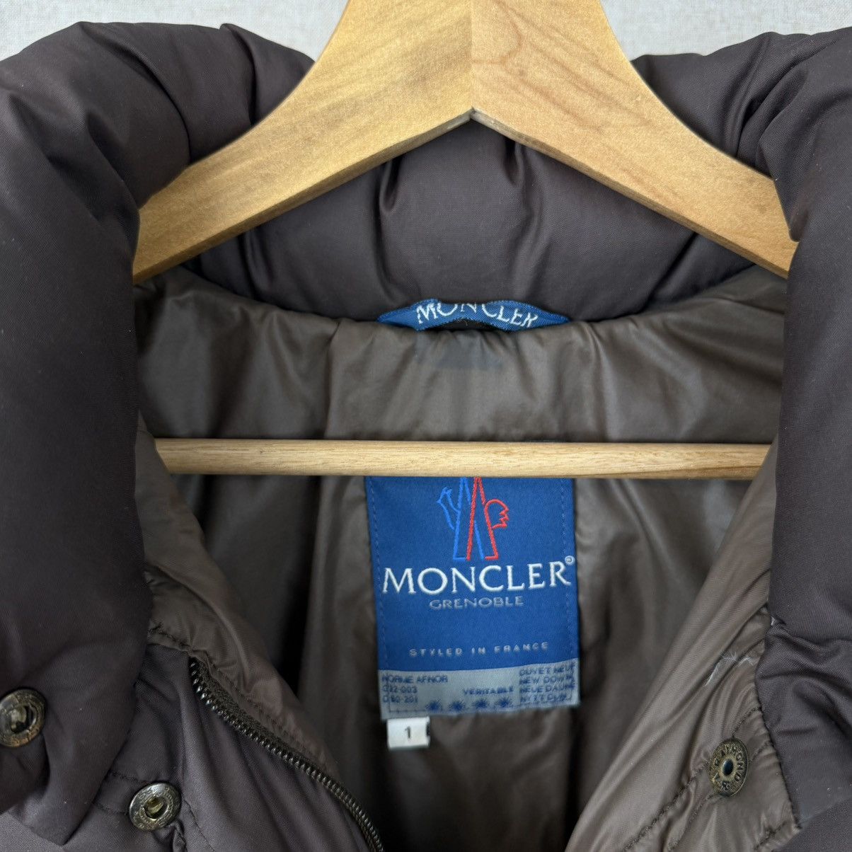 Moncler VINTAGE CHOCOLATE BROWN MONCLER GRENOBLE PUFFER JACKET Size US L / EU 52-54 / 3 - 6 Thumbnail