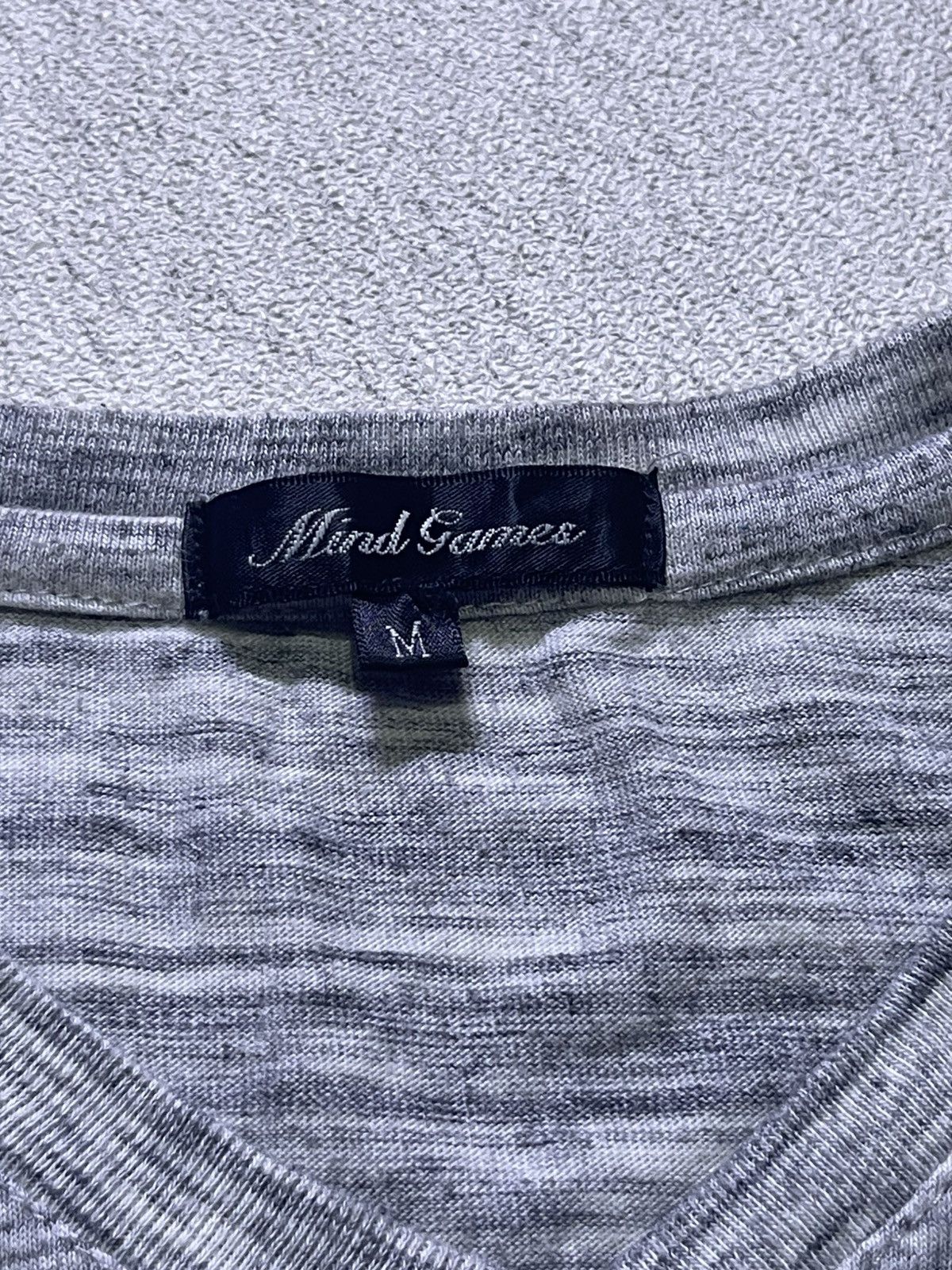 Japanese Brand Y2K MIND GAMES long sleeve tshirt Size US M / EU 48-50 / 2 - 4 Thumbnail