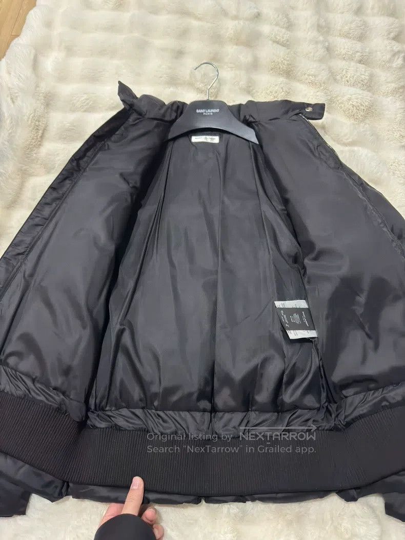 Saint Laurent Paris Saint Laurent Paris Studded Faux Leather Puffer Jacket Size US S / EU 44-46 / 1 - 5 Thumbnail