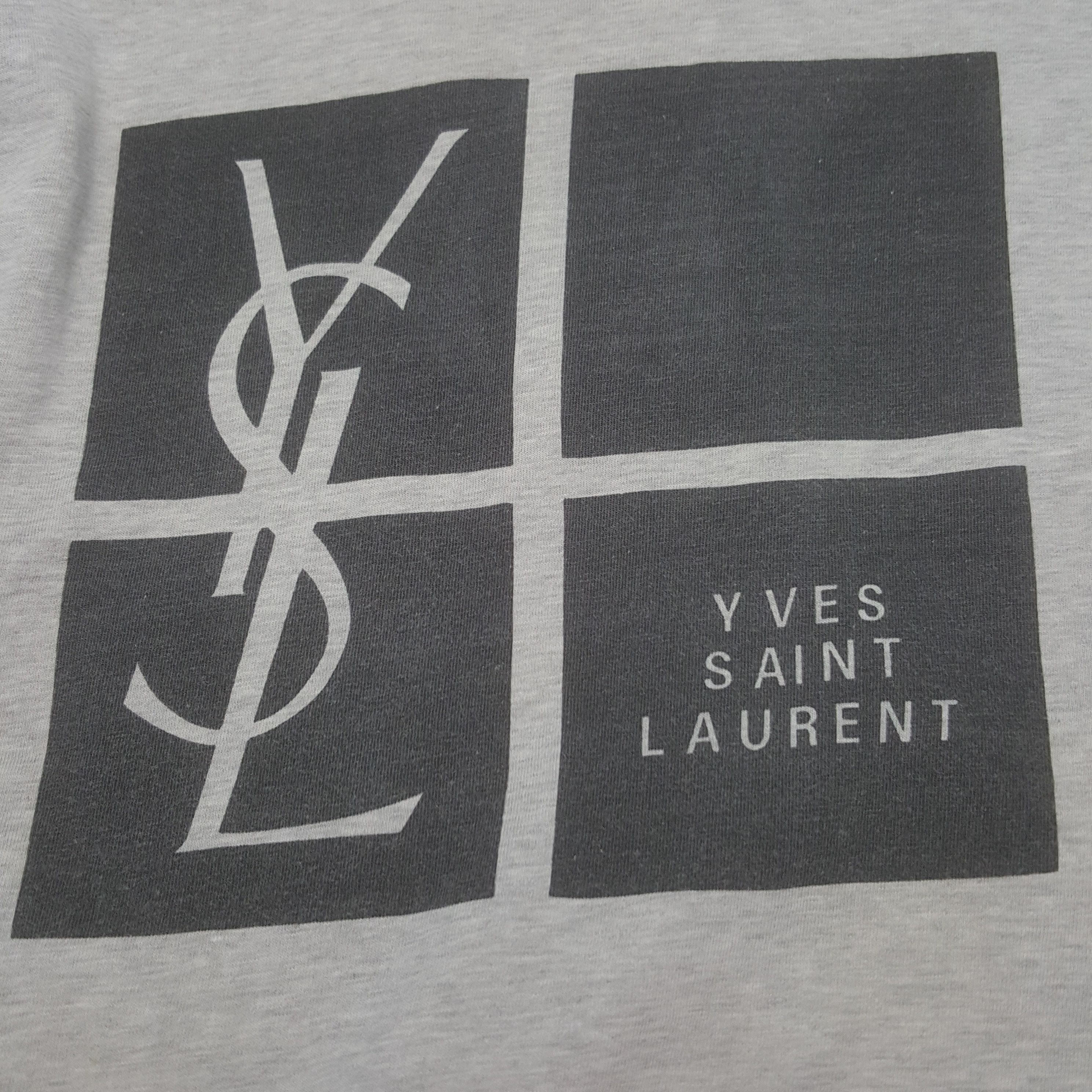 Vintage × Yves Saint Laurent Vintage Yves Saint Laurent Italian Brand Tshirt Size US L / EU 52-54 / 3 - 12 Thumbnail