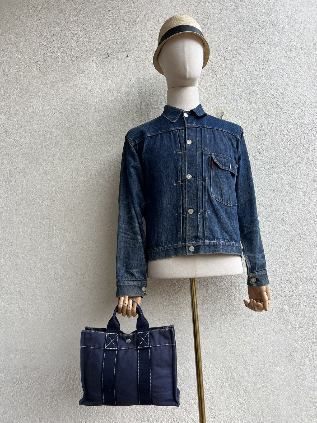 Hermes Vintage Hermes Fourre Tout Faded Blue Mini Tote Bag Size ONE SIZE - 7 Thumbnail