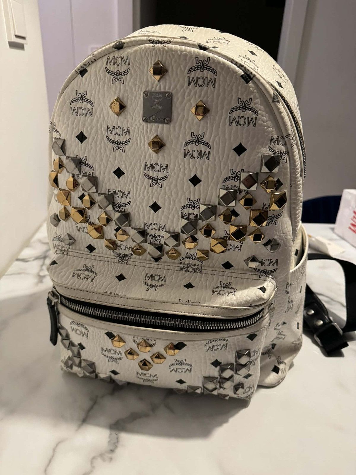MCM MCM backpack stark size M Size ONE SIZE - 6 Thumbnail