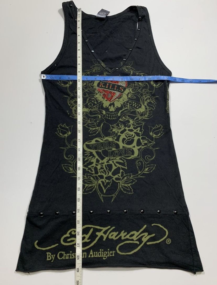 20471120 Ed Hardy by Christian Audiger Skull Tank Top ifsix lgb style Size US S / EU 44-46 / 1 - 8 Thumbnail