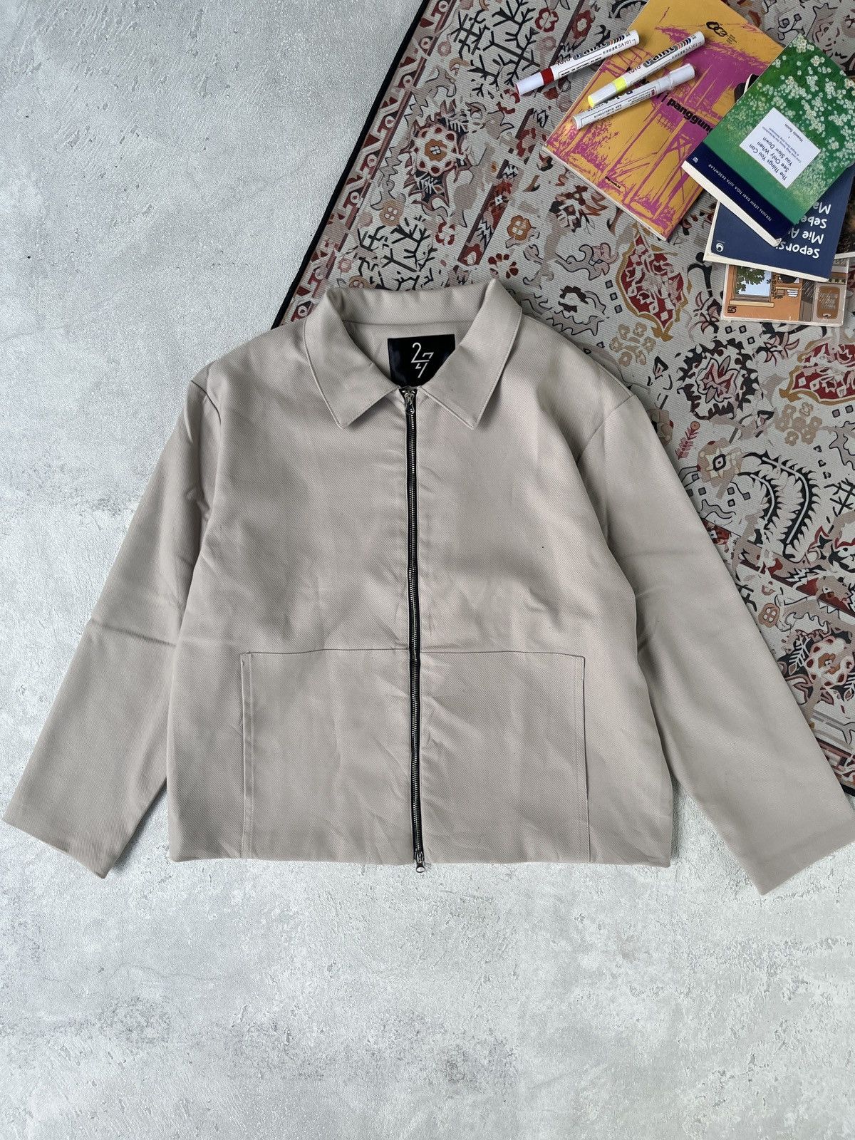 Japanese Brand 27 Everywhere Boxy Blouson Jacket Double zip Size US L / EU 52-54 / 3 - 2 Thumbnail