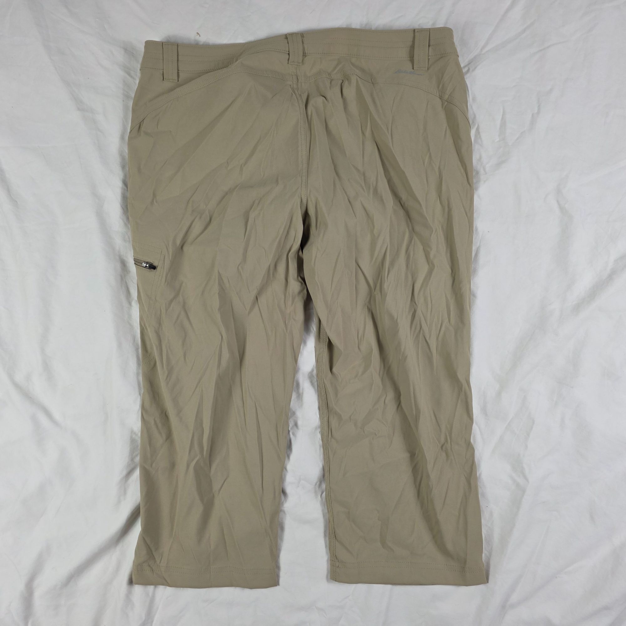 Eddie Bauer Eddie Bauer Womens Size 14 Beige Hiking Capri Pants Outdoors Size 36" / US 14 / IT 50 - 2 Thumbnail