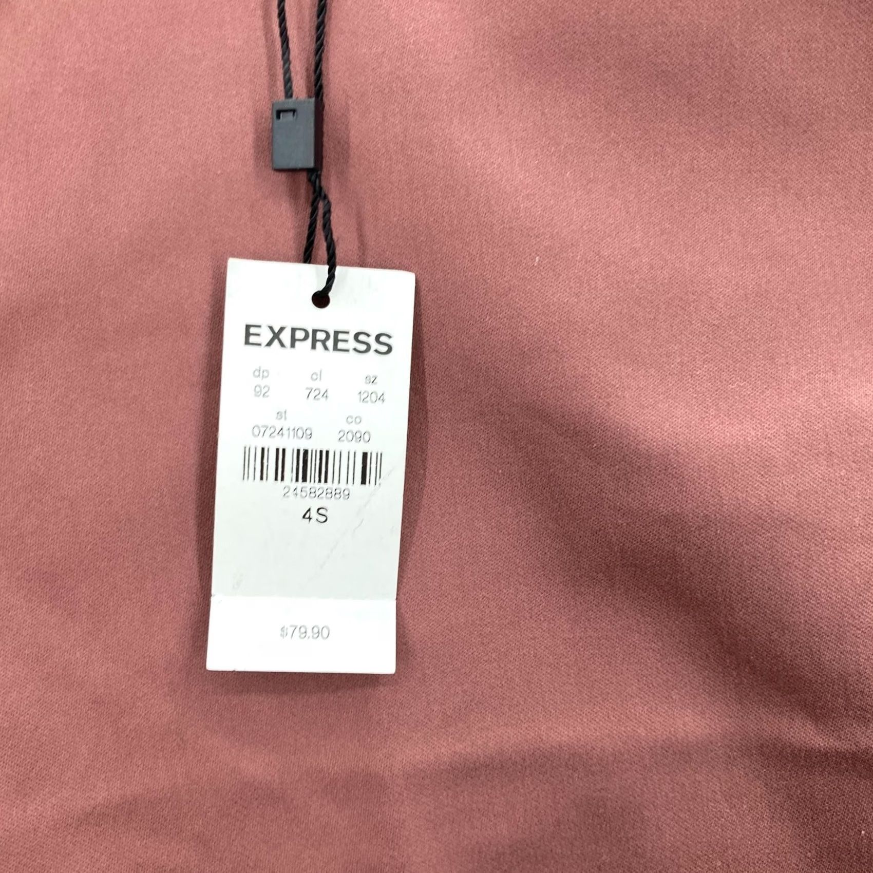 Express Express Pants Womens 4 Short Pink Columnist Barely Bootcut High Rise Stretch Pants Size 27" / US 4 / IT 40 - 3 Thumbnail