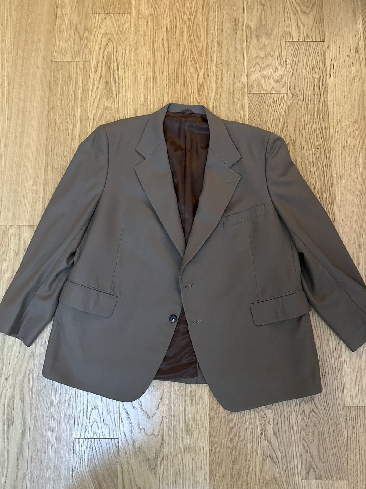 Vintage Brown Oversized Boxy Blazer