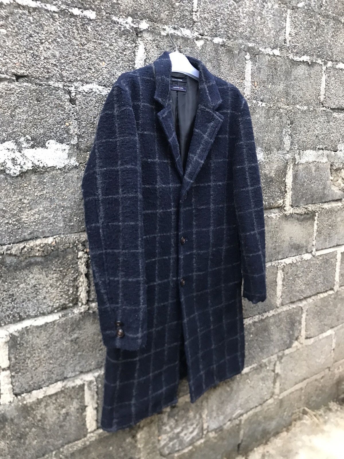 URBAN RESEARCH DOORS 🌟Urban Research Doors Flannel Wool Long Coat Size US M / EU 48-50 / 2 - 2 Thumbnail