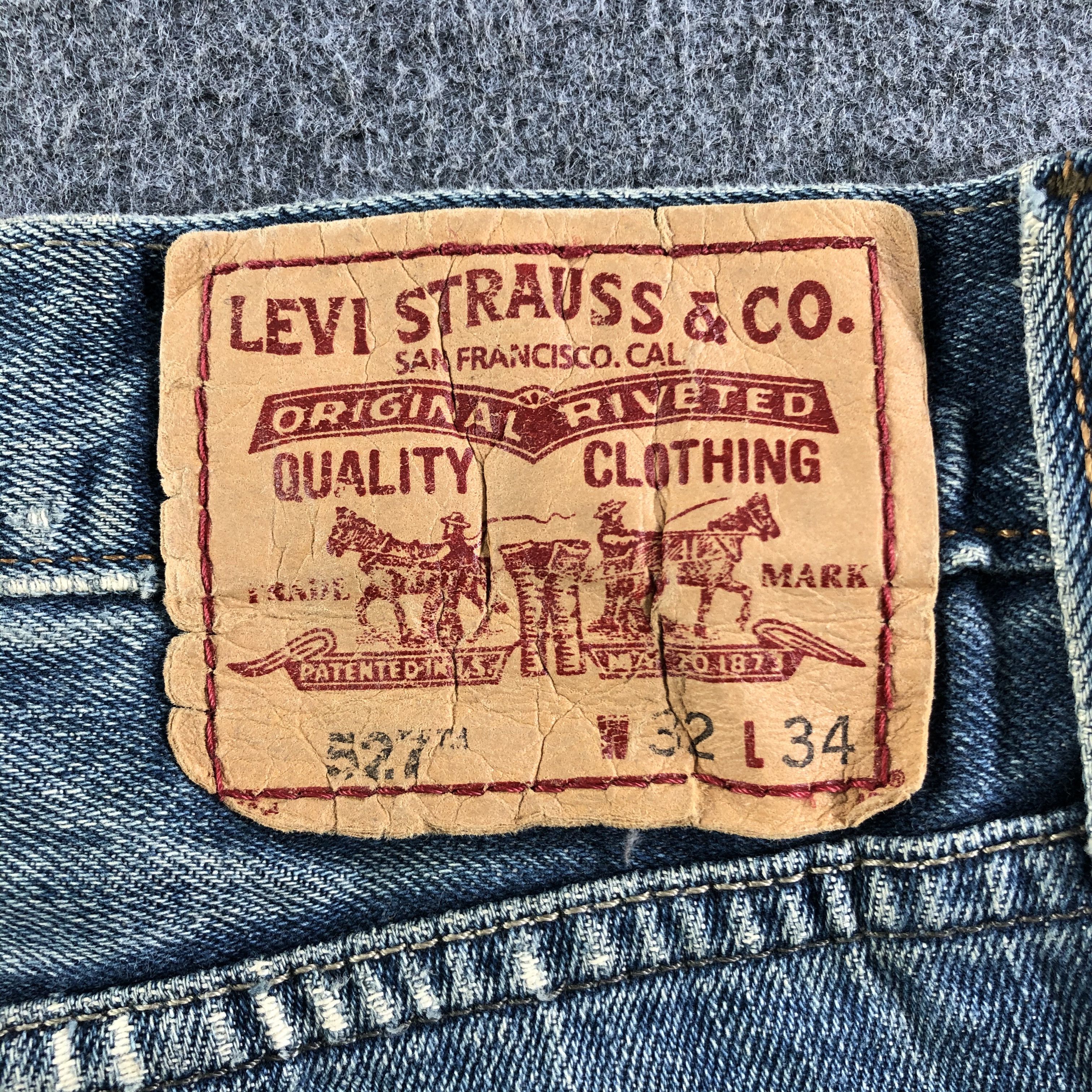 Levi's Vintage Blue Wash Levis 527 Flare Jeans-J3092 Size US 33 - 5 Thumbnail